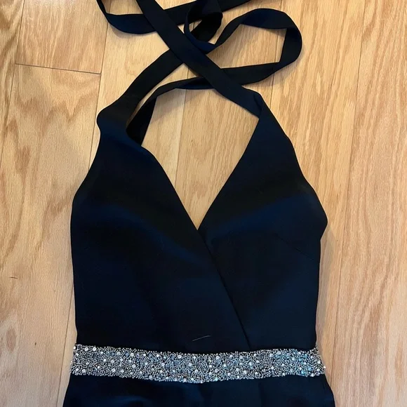 Dressy Alice and Olivia halter women’s Jumpsuit - Picture 2 of 6